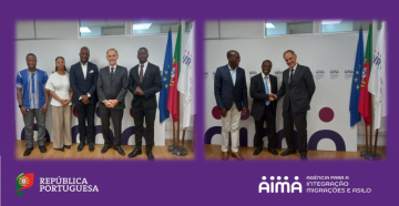 Associações de Guineenses são recebidas pela AIMA