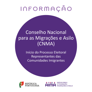 CNMA: Início do Processo Eleitoral dos/das Representantes das Comunidades Imigrantes