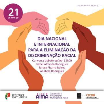Assista  ONLINE à Conversa-debate no Dia Nacional e Internacional pela Eliminação da Discriminação Racial