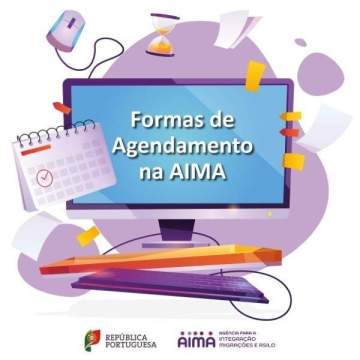 Agendamento na AIMA