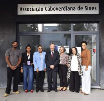 O Presidente da AIMA visitou a Associação Caboverdiana de Sines